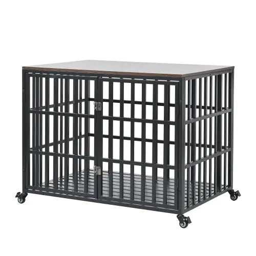 42" Heavy Duty Dog Crates Are Suitable For Medium-Large sized Dogs