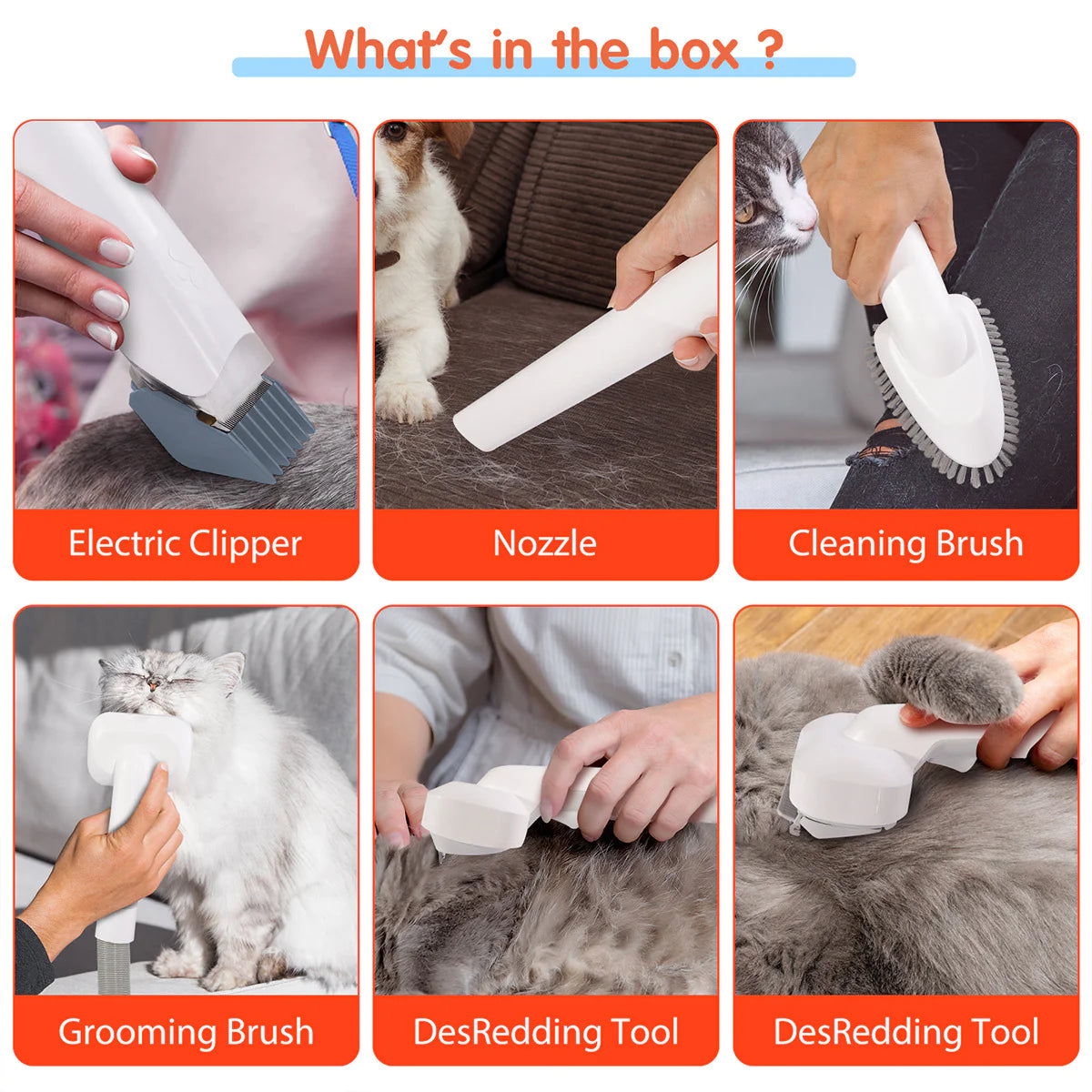 All-in-One Suction and Scissors Machine for Effortless Fur Care