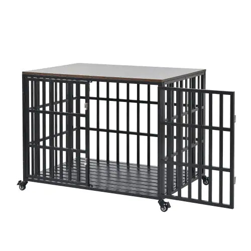 42" Heavy Duty Dog Crates Are Suitable For  Medium-Large sized Dogs