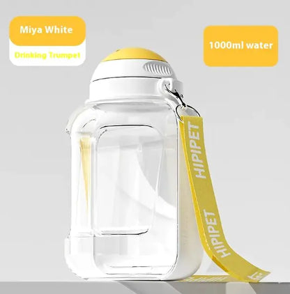 Portable Water Dispenser And Food Cup for Pets