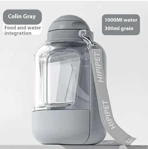 Portable Water Dispenser And Food Cup for Pets