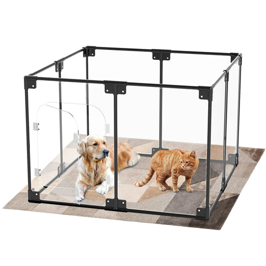 Dog Playpen Clear Dog