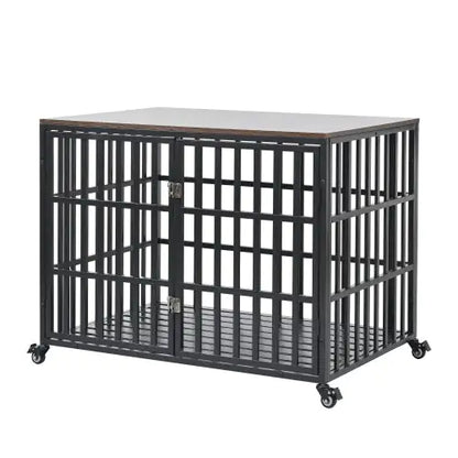 42" Heavy Duty Dog Crates Are Suitable For  Medium-Large sized Dogs