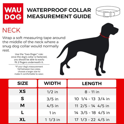 NASA Leather Dog Collar for X-Small Dogs