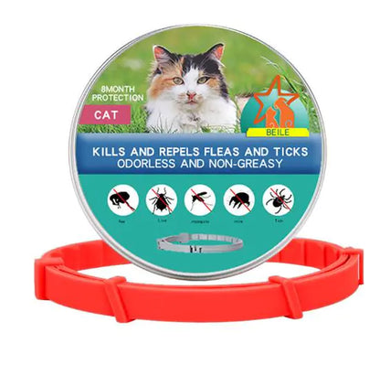 Adjustable Anti-Flea Collar for Dogs and Cats (One Set)