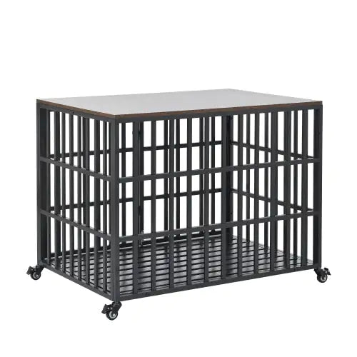 42" Heavy Duty Dog Crates Are Suitable For  Medium-Large sized Dogs