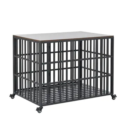 42" Heavy Duty Dog Crates Are Suitable For  Medium-Large sized Dogs