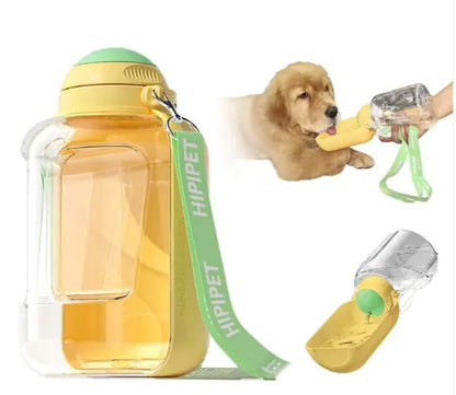 Portable Water Dispenser And Food Cup for Pets