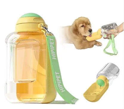Portable Water Dispenser And Food Cup for Pets