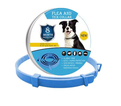 Adjustable Anti-Flea Collar for Dogs and Cats (One Set)