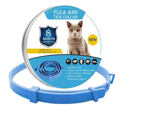 Adjustable Anti-Flea Collar for Dogs and Cats (One Set)