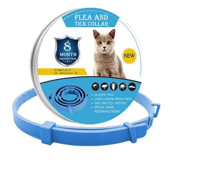 Adjustable Anti-Flea Collar for Dogs and Cats (One Set)